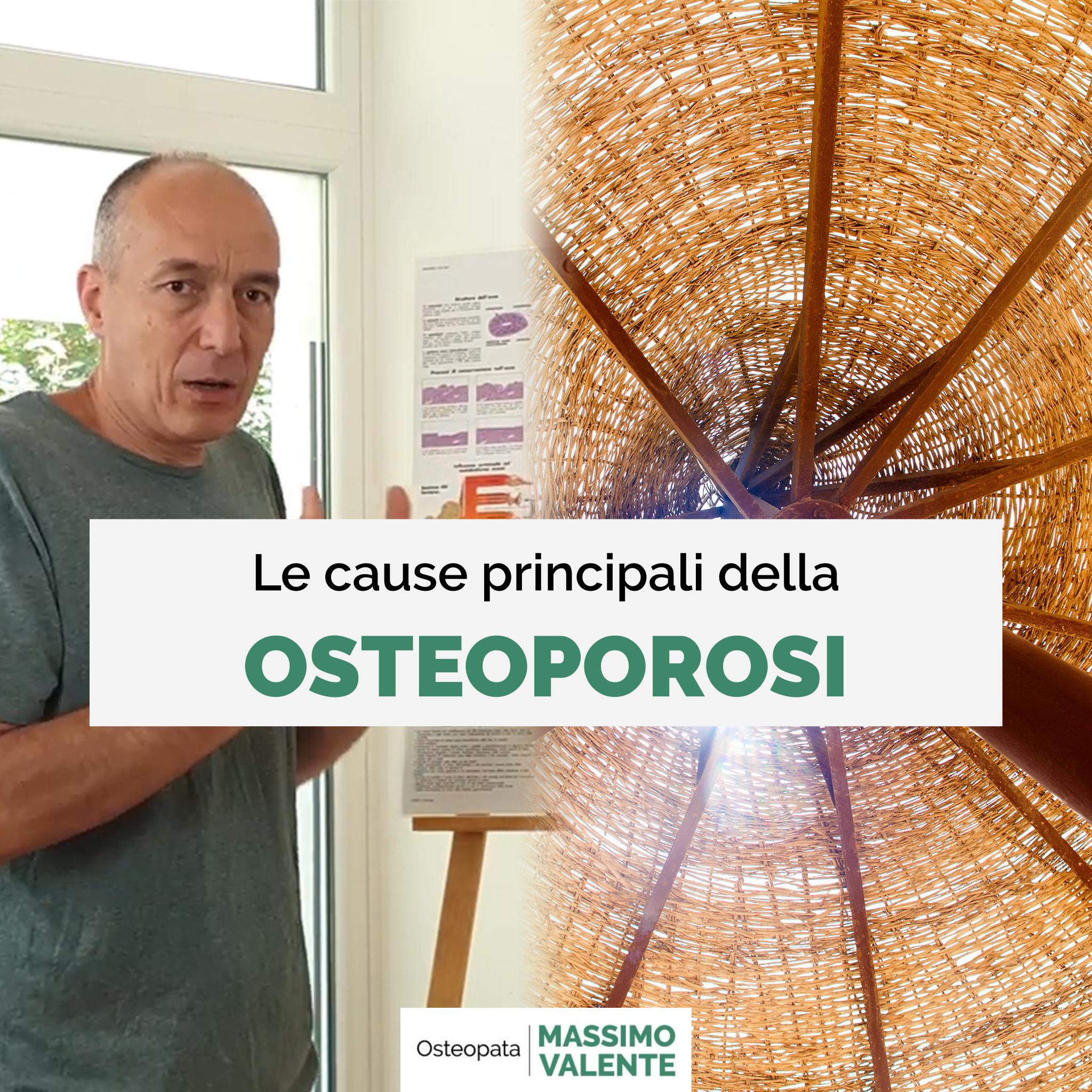Le cause principali dell’osteoporosi