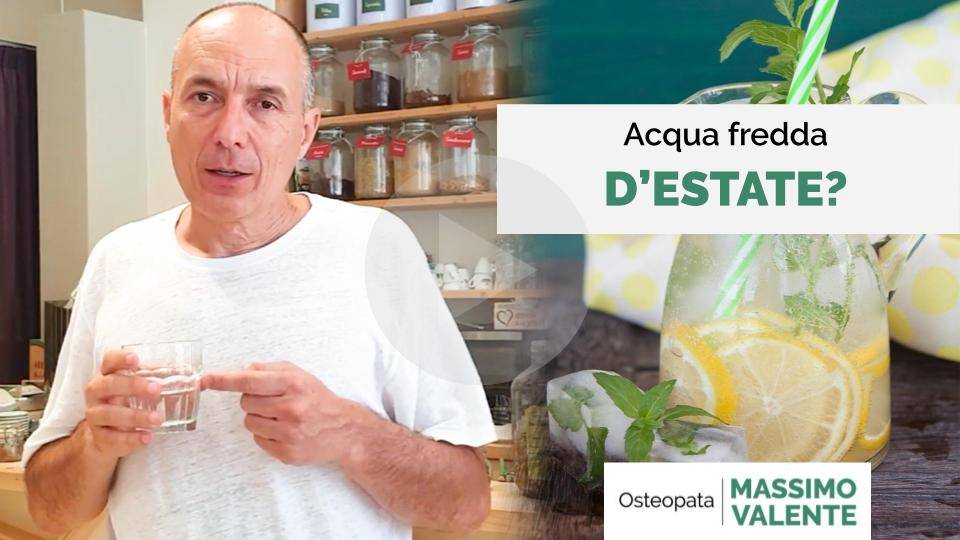 Acqua fredda d’estate? Sì, se vuoi sudare di più!